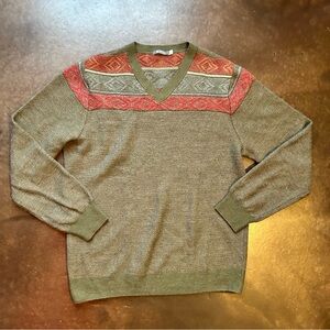 Sol Alpaca- men’s large 100% baby alpaca knit Peruvian sweater